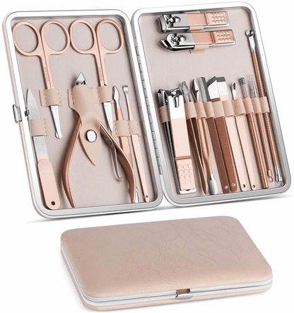18-in-1 Premium Manicure Pedicure Kit – Elegance & Precision for Perfect Grooming