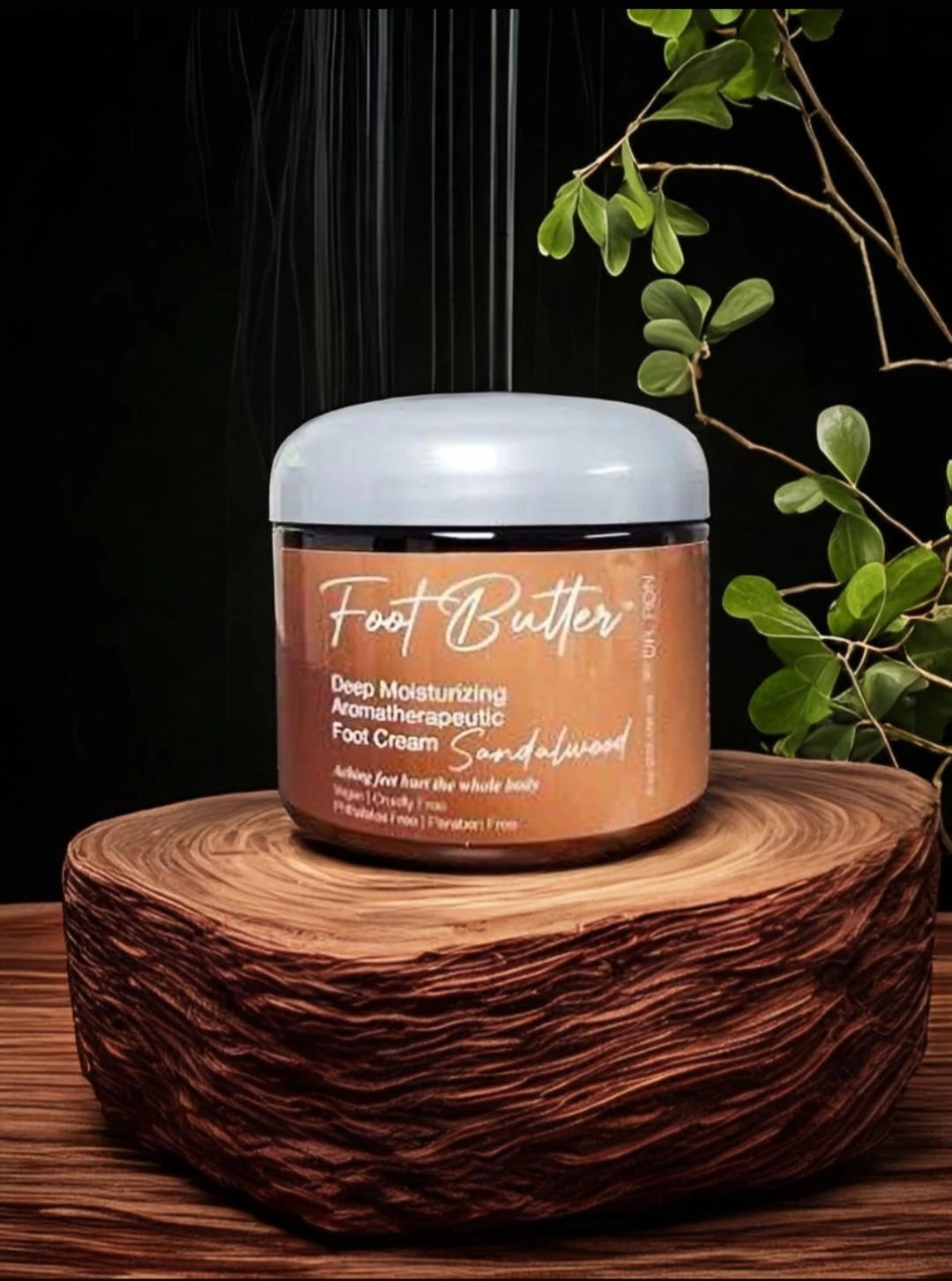 SANDALWOOD - FOOT BUTTER by Dr Ron Aromatherapeutic Massage Cream