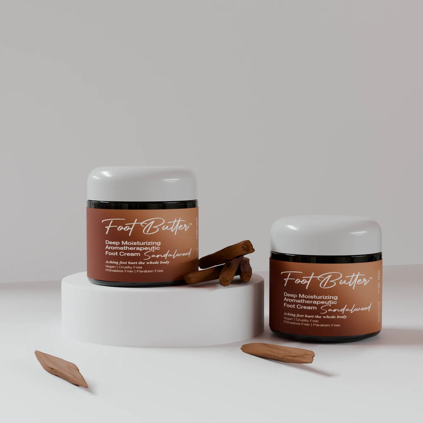 Sandalwood Foot Butter – Deep Moisturizing Foot Cream for Dry, Rough Skin