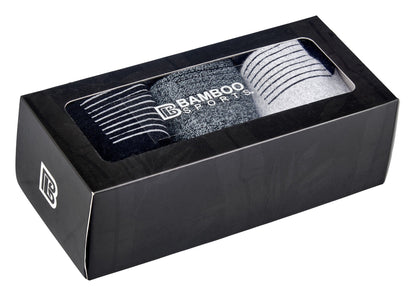 Premium Bamboo Rayon Quarter Crew Socks Gift Box