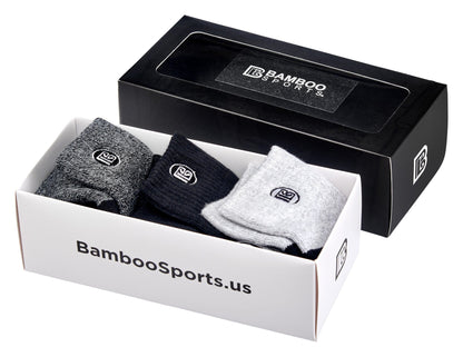 Premium Bamboo Rayon Quarter Crew Socks Gift Box