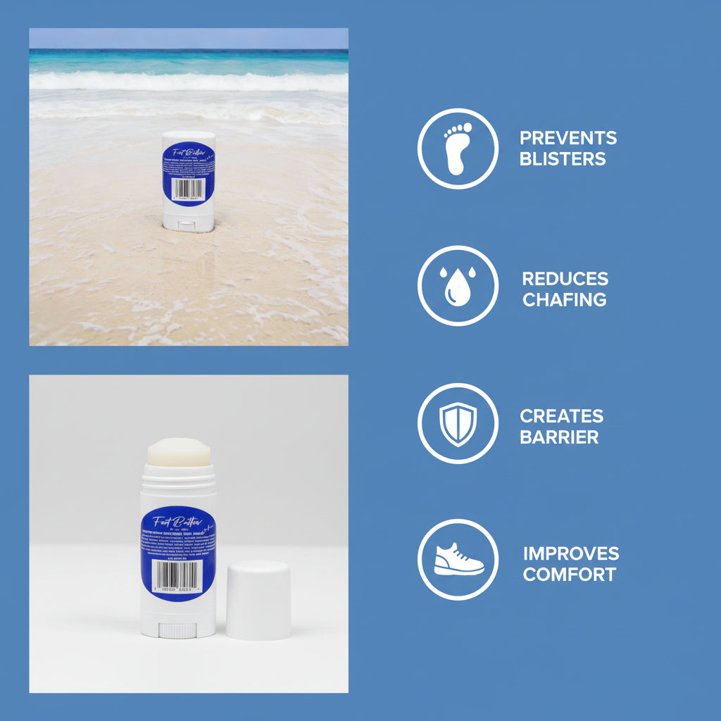 Foot Care Bundle – Lavender Jasmine Foot Butter, Cracked Heel Balm, Cooling Spray & Pumice Scrubber