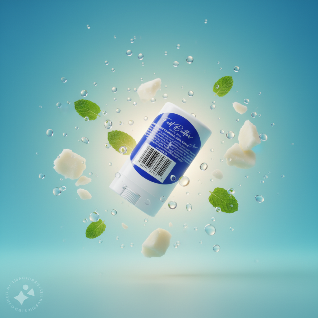 Foot Care Bundle – Lavender Jasmine Foot Butter, Cracked Heel Balm, Cooling Spray & Pumice Scrubber