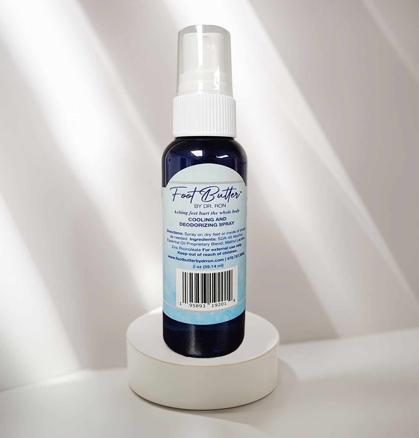 COOLING SPRAY Foot Butter by Dr Ron Cooling & Deodorizing Spray - Lavender and Citrus